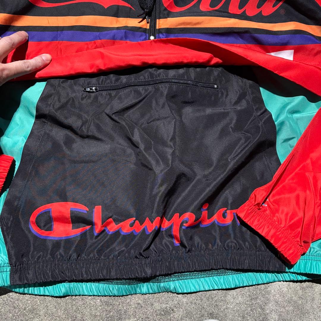 Champion × Coca-Cola オールオーバー アノラック y2k