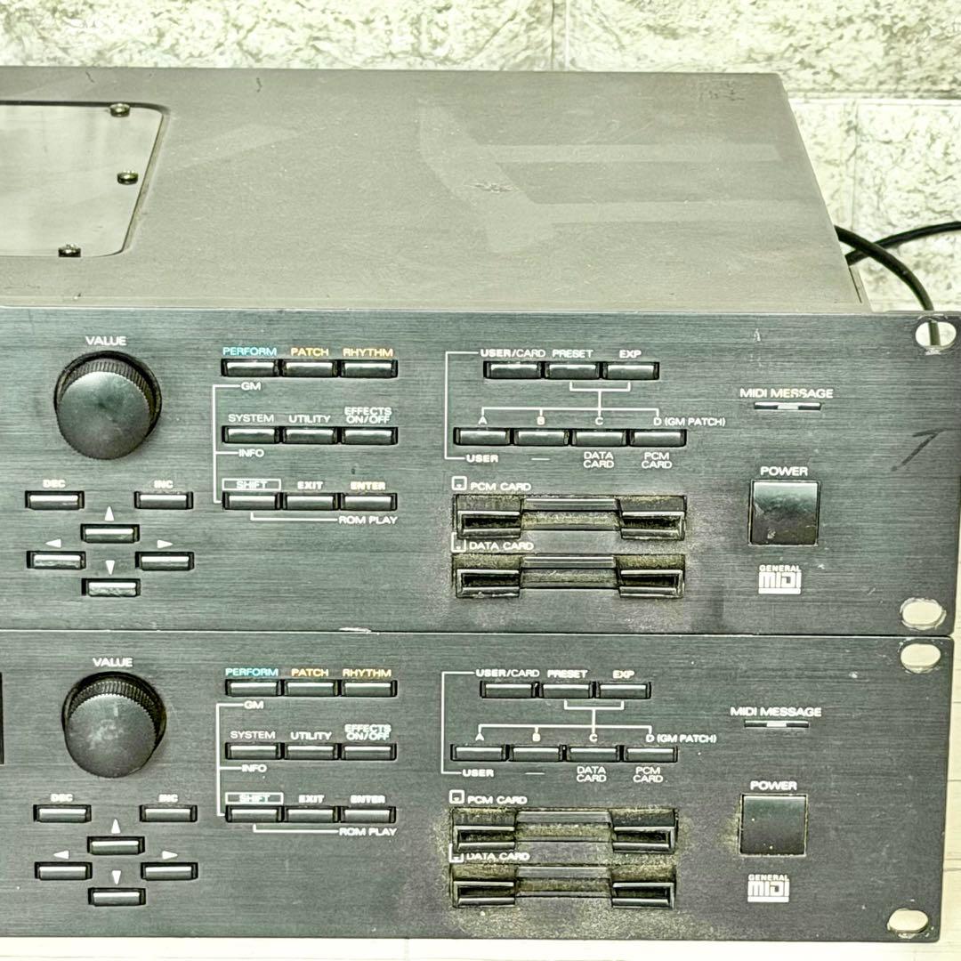 ジャンク品 Roland「JV-1080」PCMサウンドモジュール