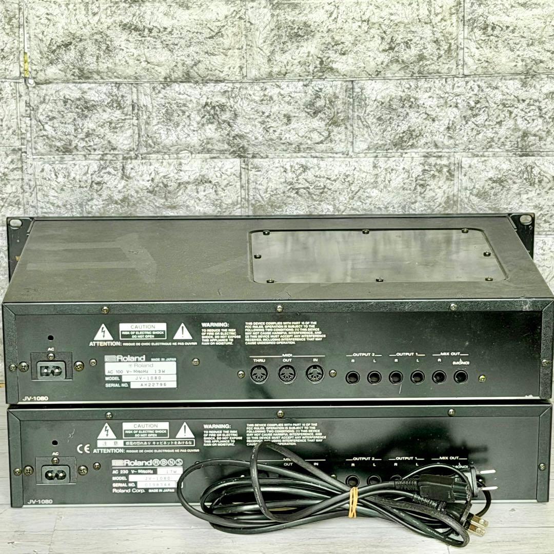 ジャンク品 Roland「JV-1080」PCMサウンドモジュール