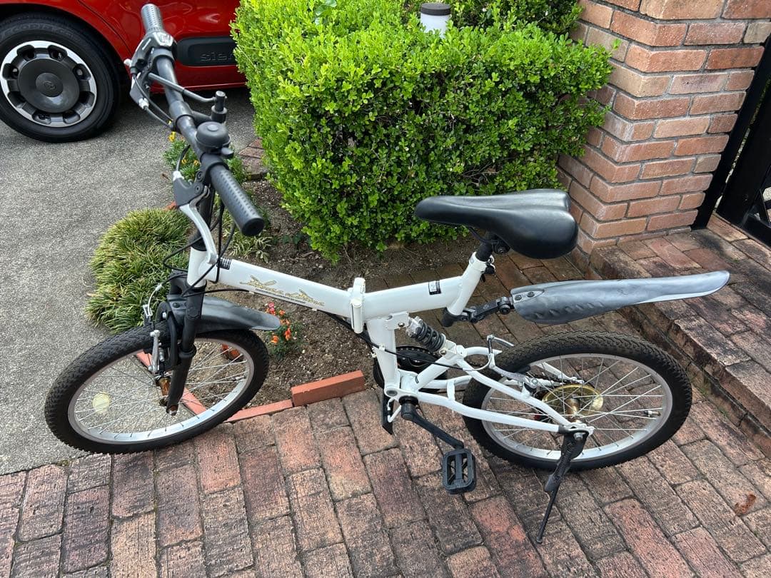 BESPOKER 折りたたみ自転車 ホワイト