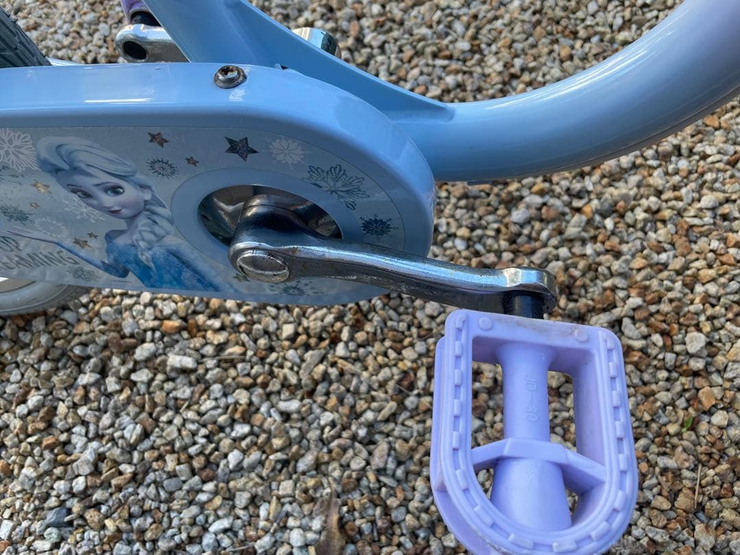 【直接引き渡し】18インチ　子供用自転車　アイデス　アナと雪の女王