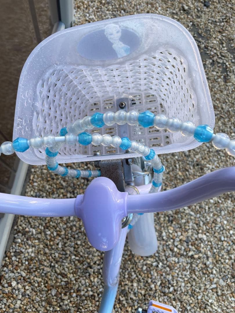 【直接引き渡し】18インチ　子供用自転車　アイデス　アナと雪の女王