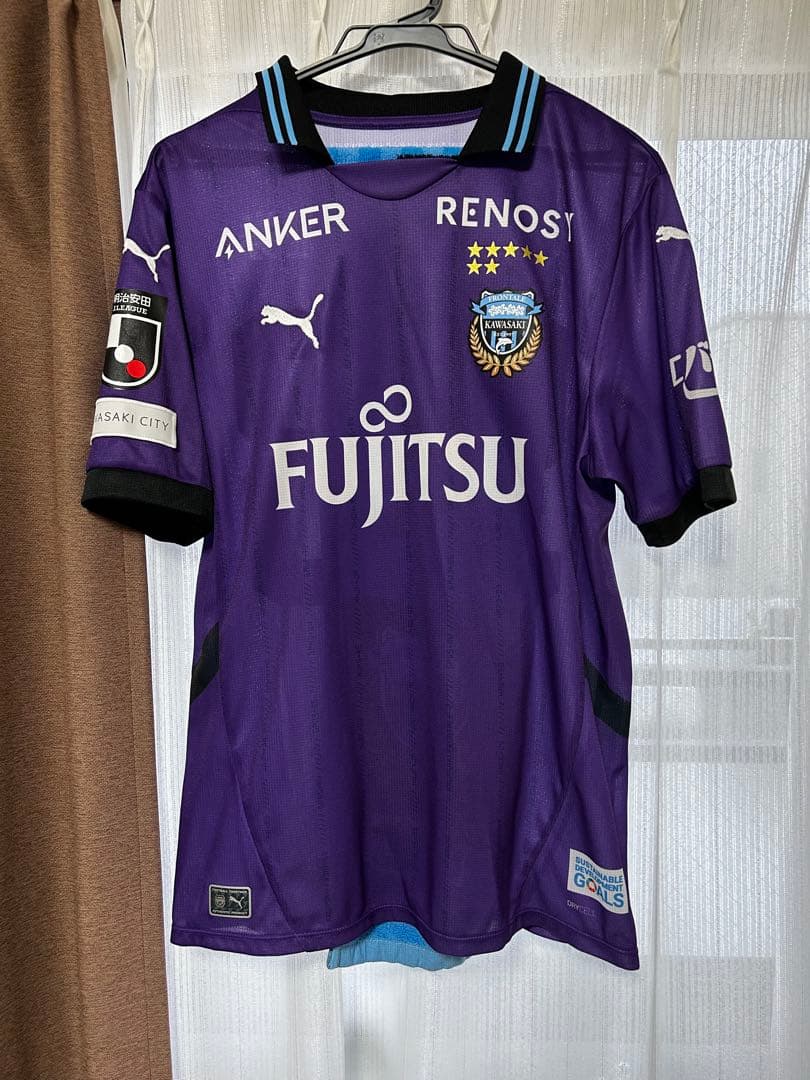 川崎フロンターレ 2025 GK 2ndユニフォーム Lサイズ 98.山口瑠伊