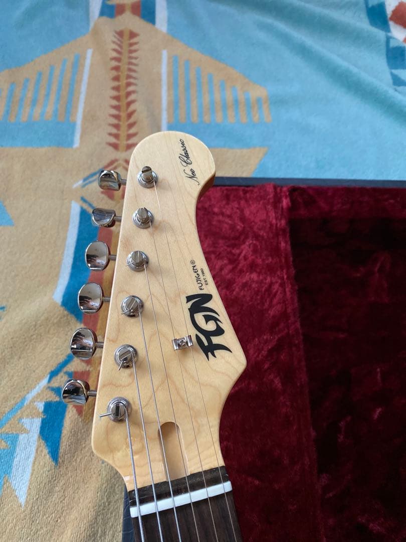 美品 FUJIGEN NTE100RAL-BK テレキャスター 日本製 ギター