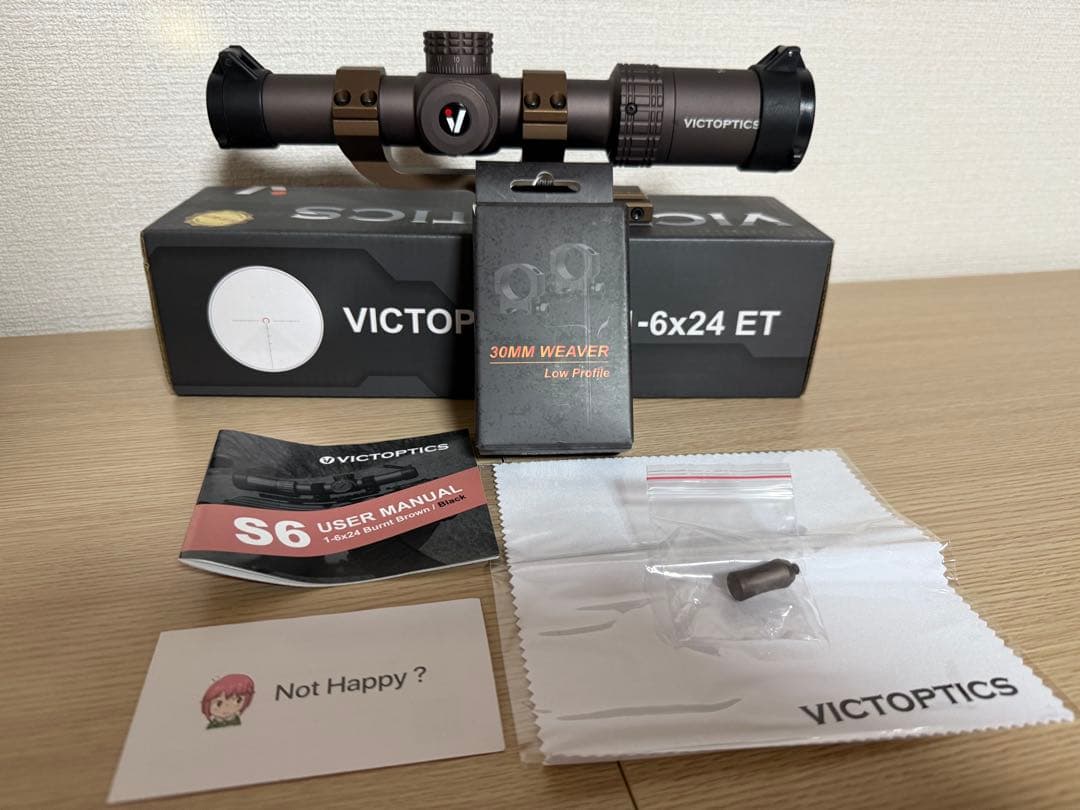 Vector Optics VICTOPTICS S6 1-6x24 マウント付