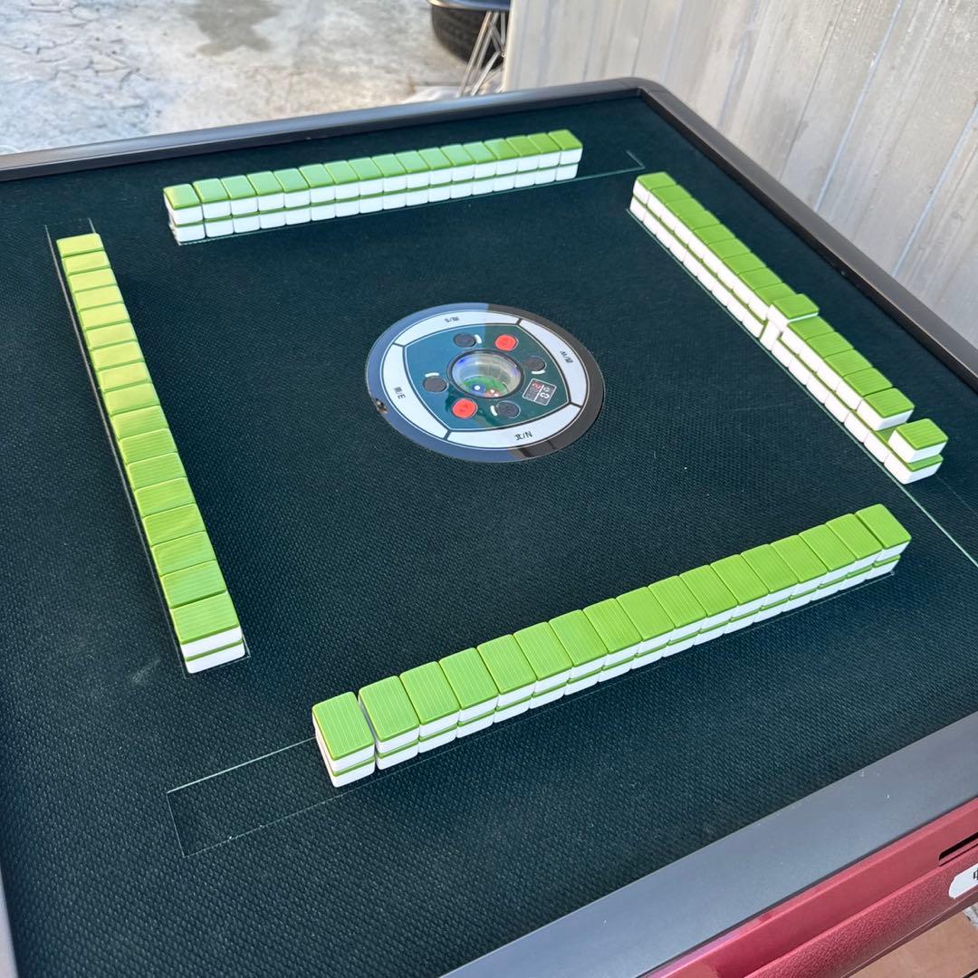 JONJON 全自動電動卓 マージャン卓 折りたたみ式 静音タイプ 牌&点棒