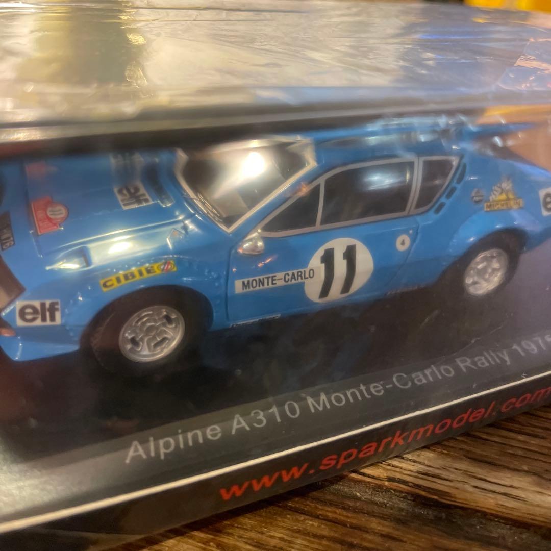 絶版　1/43 スパーク　アルピーヌ　A310 モンテカルロラリー　1975