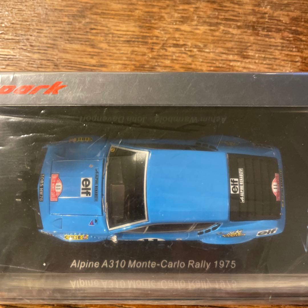 絶版　1/43 スパーク　アルピーヌ　A310 モンテカルロラリー　1975
