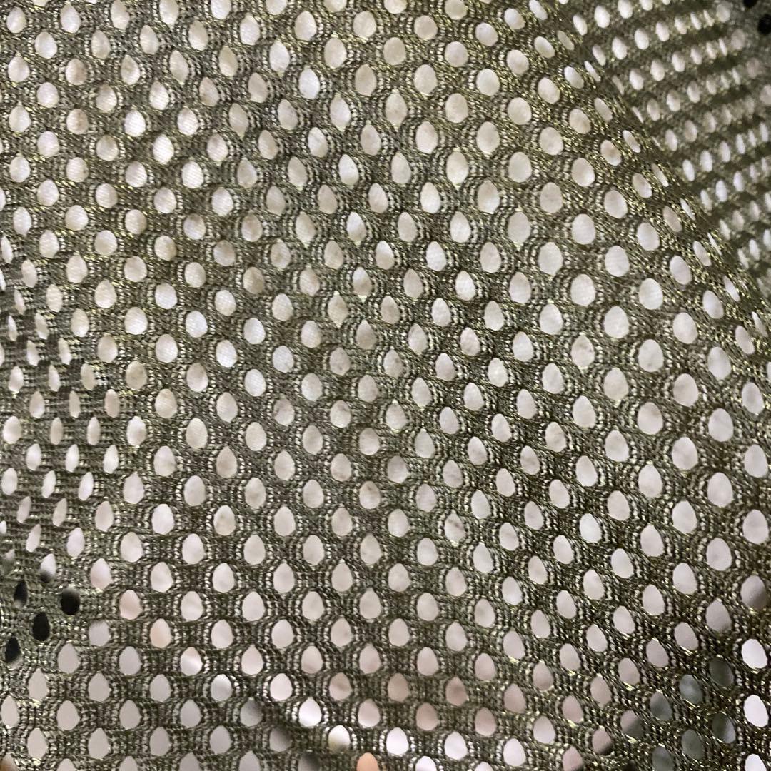 【翌日発送】J3モスグリーン メッシュ 袖あり ハーフギリー