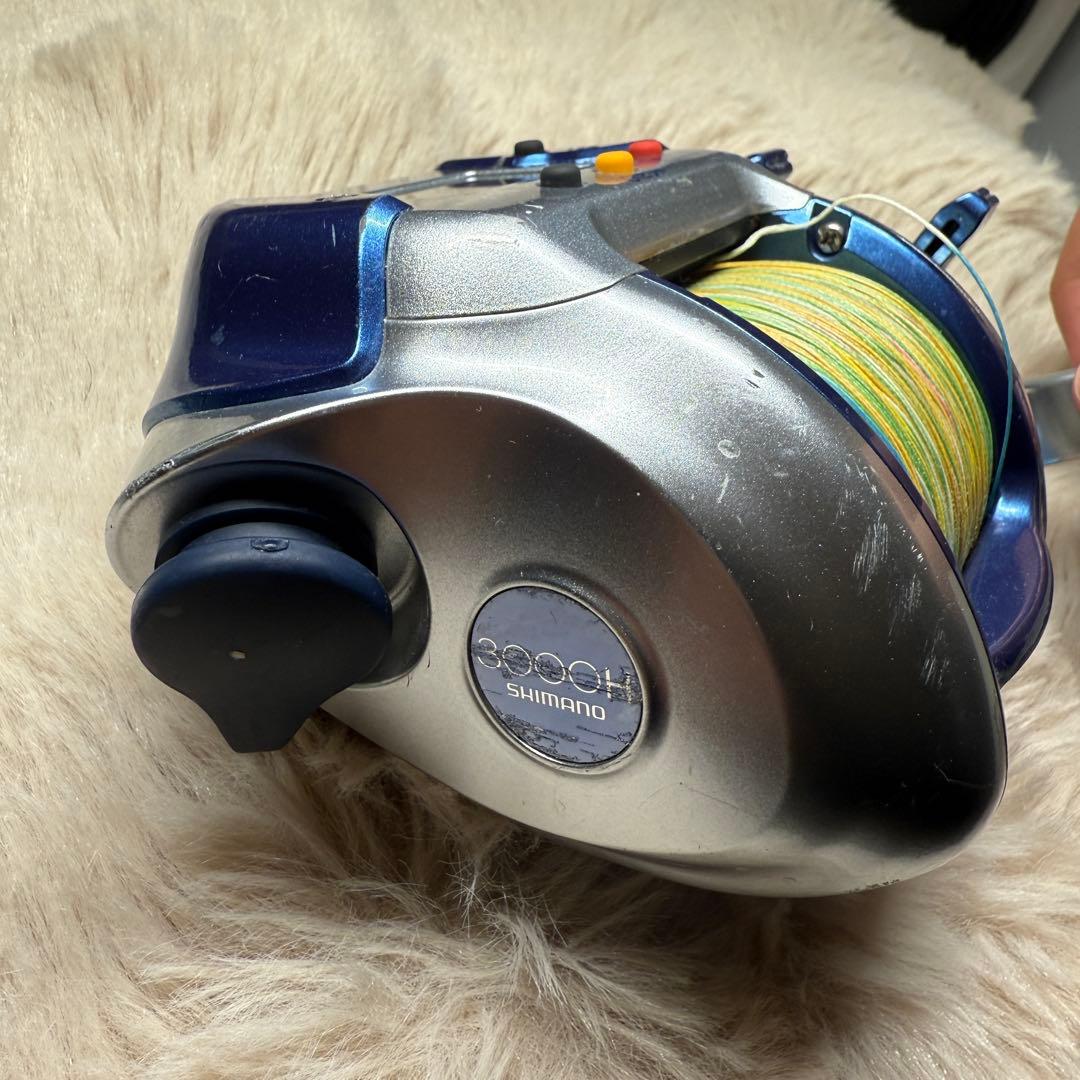 SHIMANO シマノ 電動リール 1000H 3000H セット売 ケーブル付