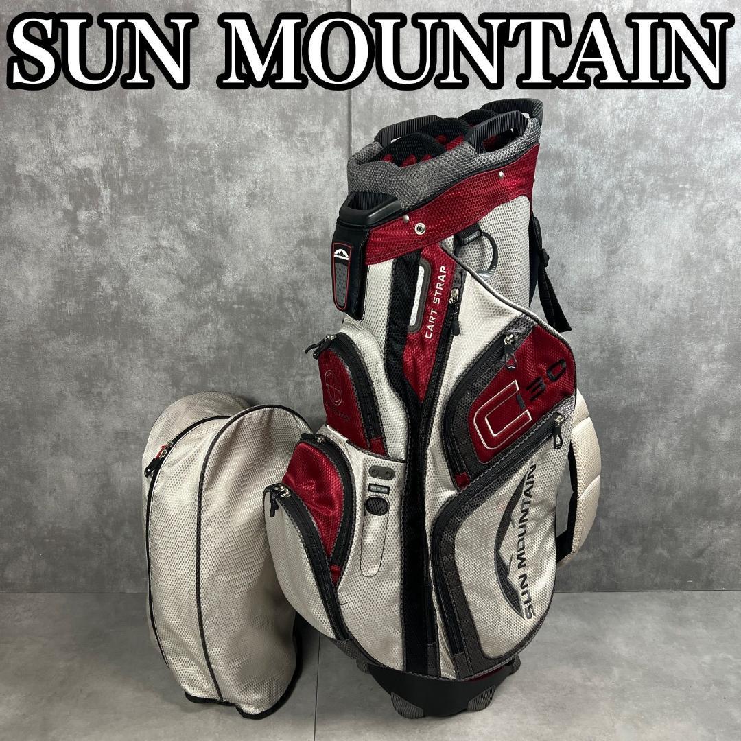 人気　サンマウンテン　キャディバッグ　C130　ハワイ限定　15分割　カート