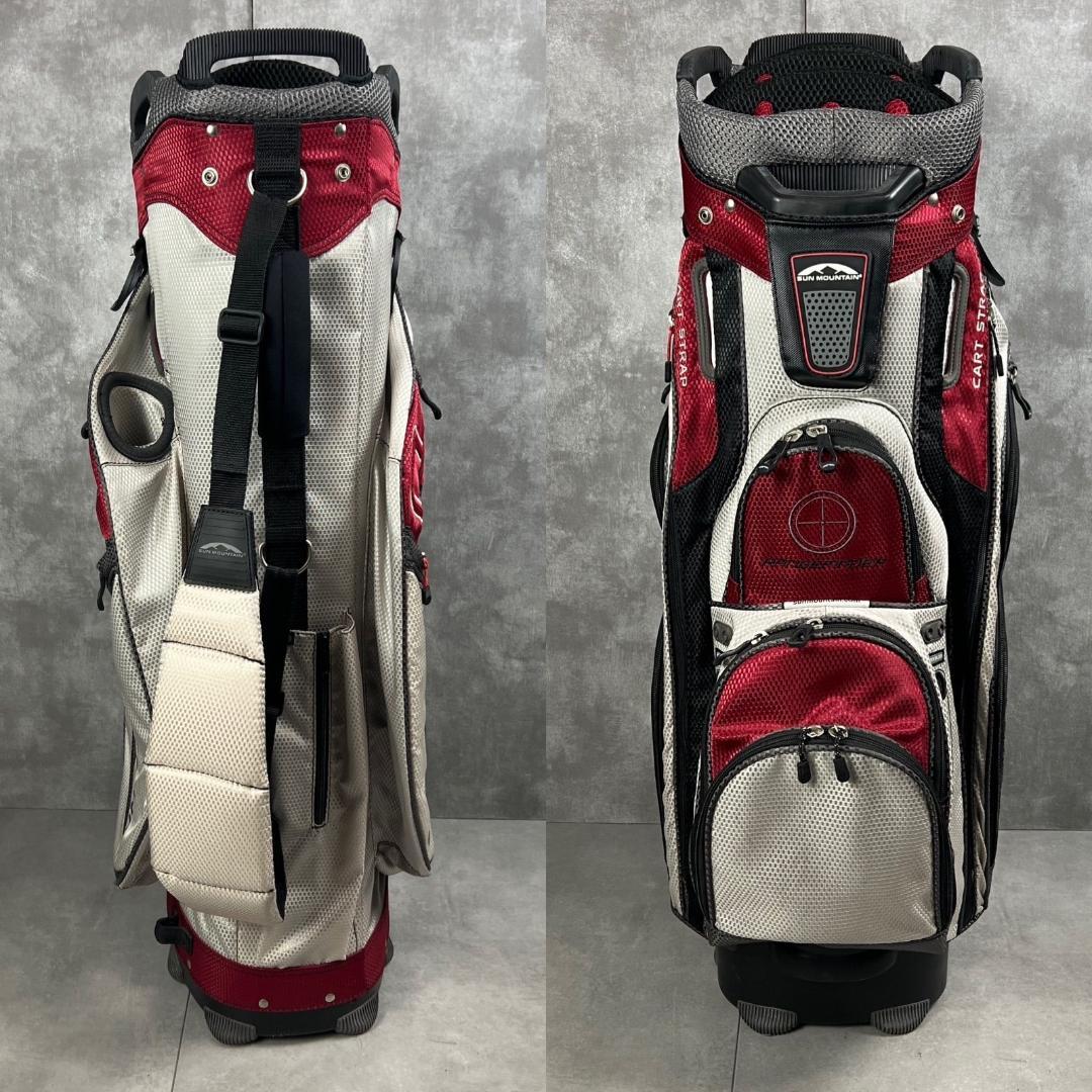 人気　サンマウンテン　キャディバッグ　C130　ハワイ限定　15分割　カート