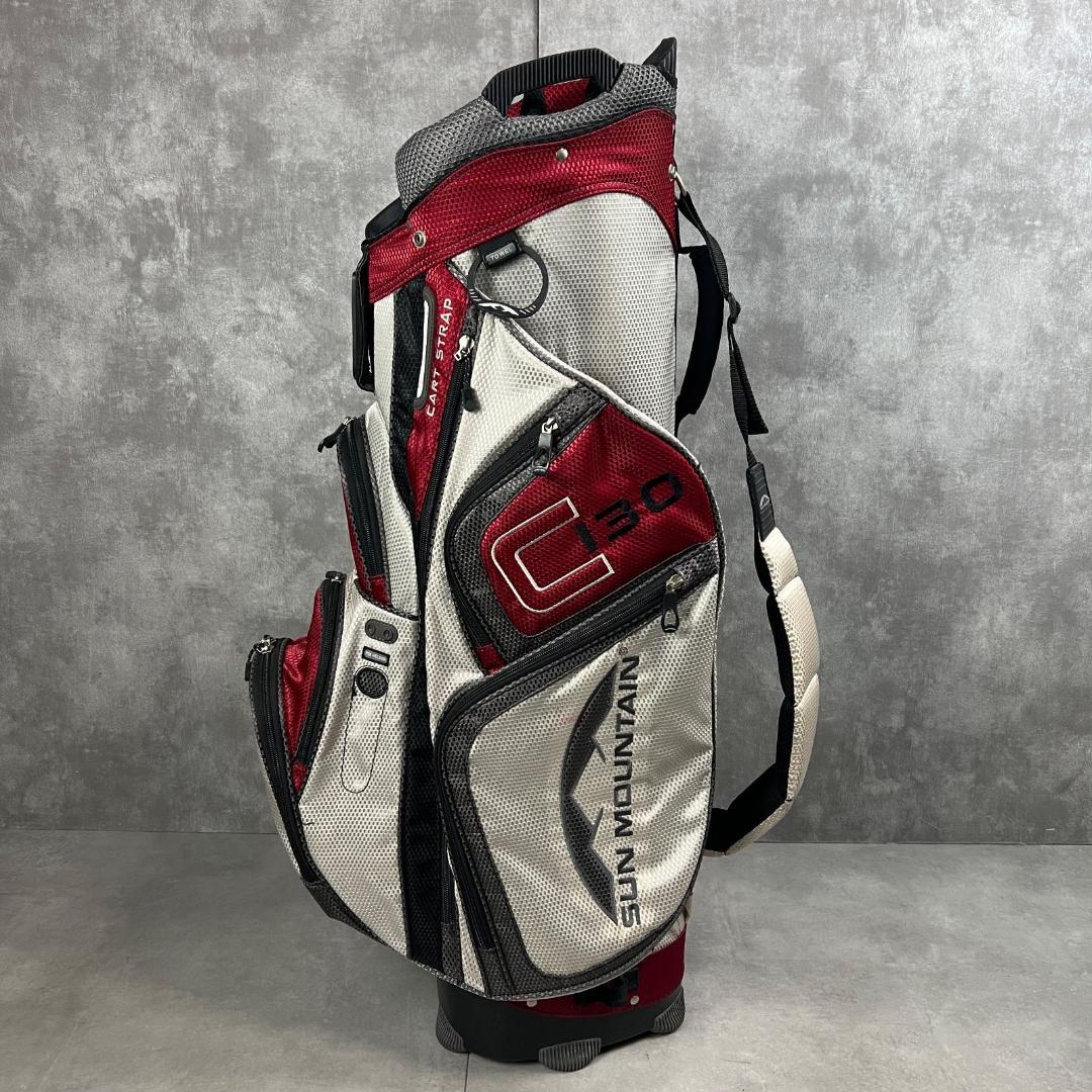 人気　サンマウンテン　キャディバッグ　C130　ハワイ限定　15分割　カート