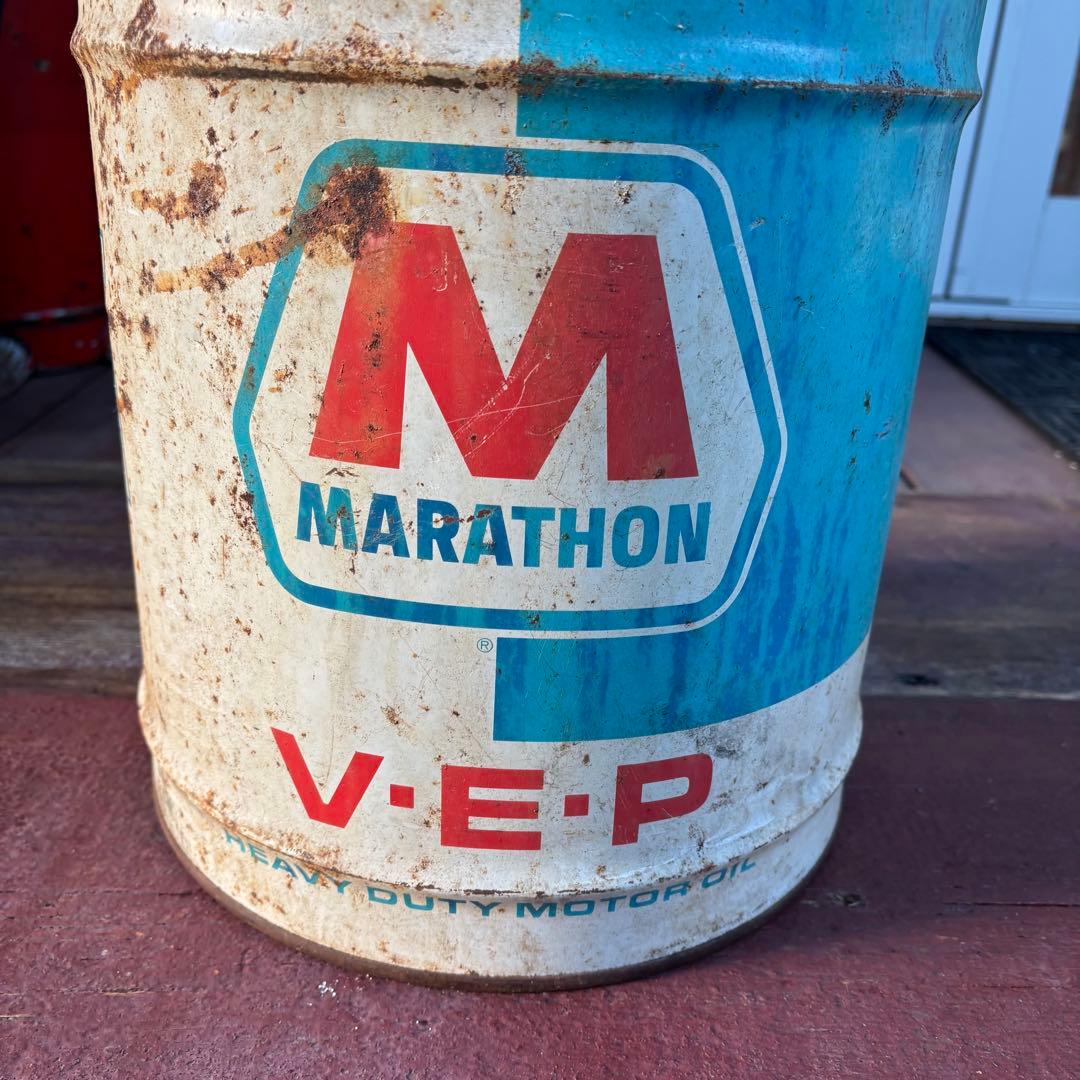 USA VINTAGE MARATHON 5ガロン缶