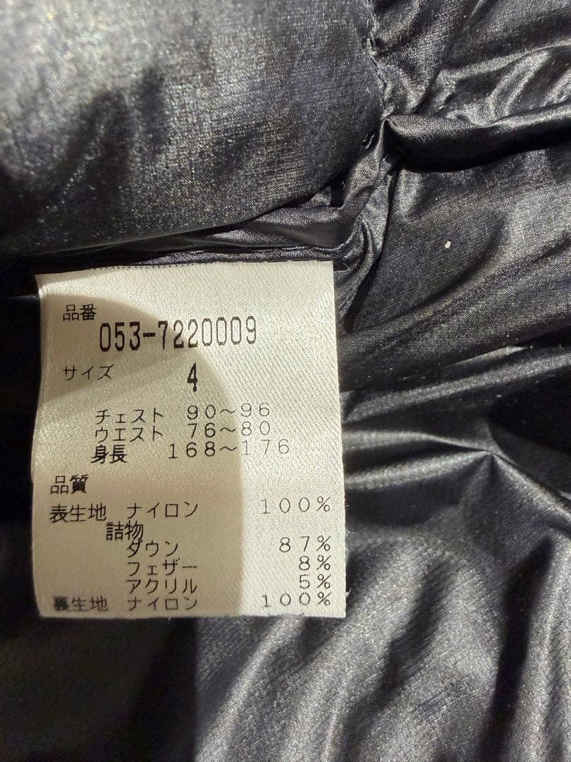 パーリーゲイツ 2WAY ダウン 袖取外し可 ゴルフ 4