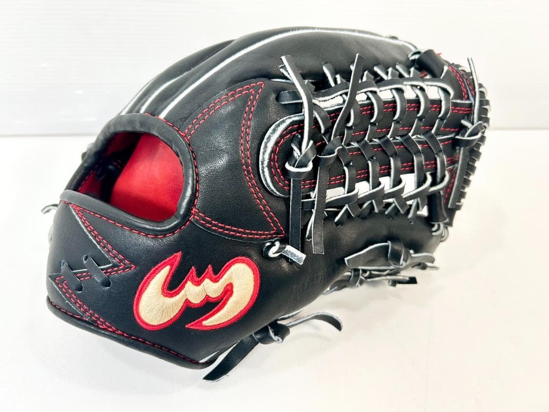 【新品】 ジームス ユース硬式グラブ ZY-28D ブラック