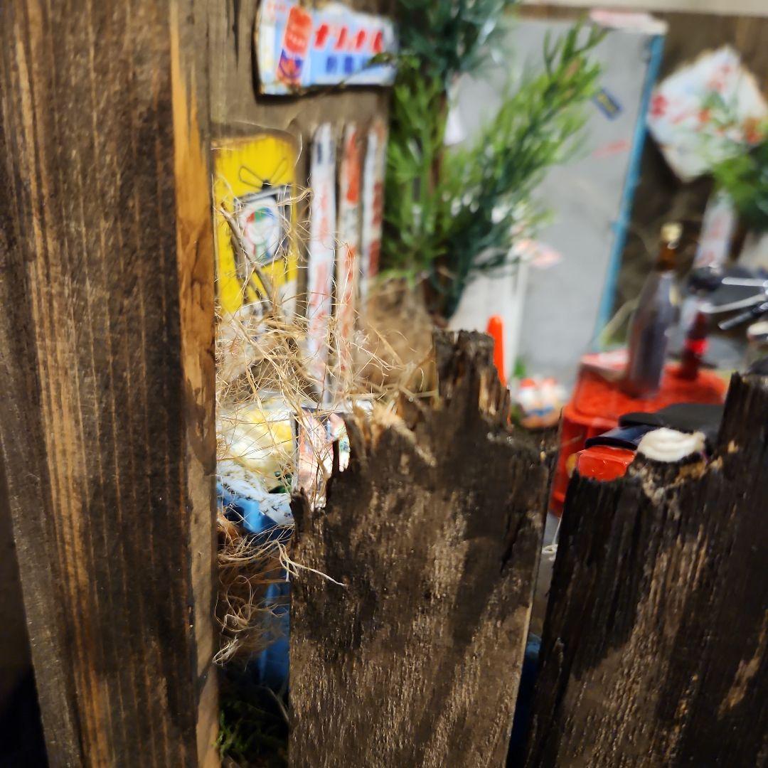 昭和　レトロ自販機　ジオラマ　ホーロー看板　FX400