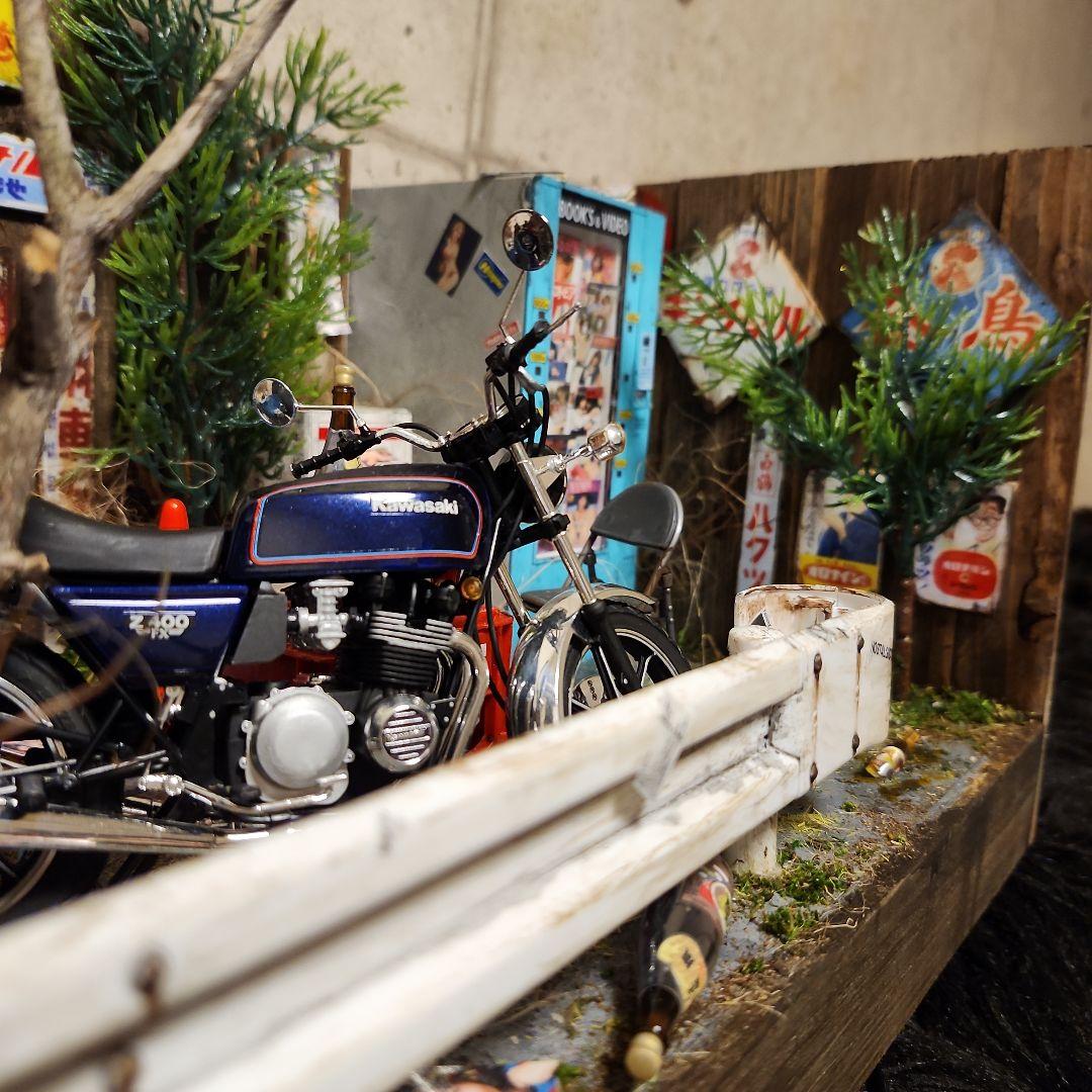 昭和　レトロ自販機　ジオラマ　ホーロー看板　FX400