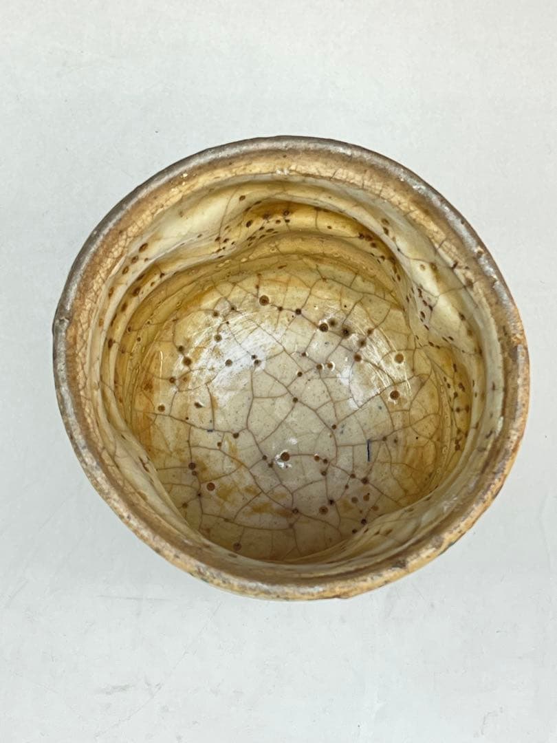 ［珍品］犬山焼　￼蓋付き湯のみ￼ 送料込み