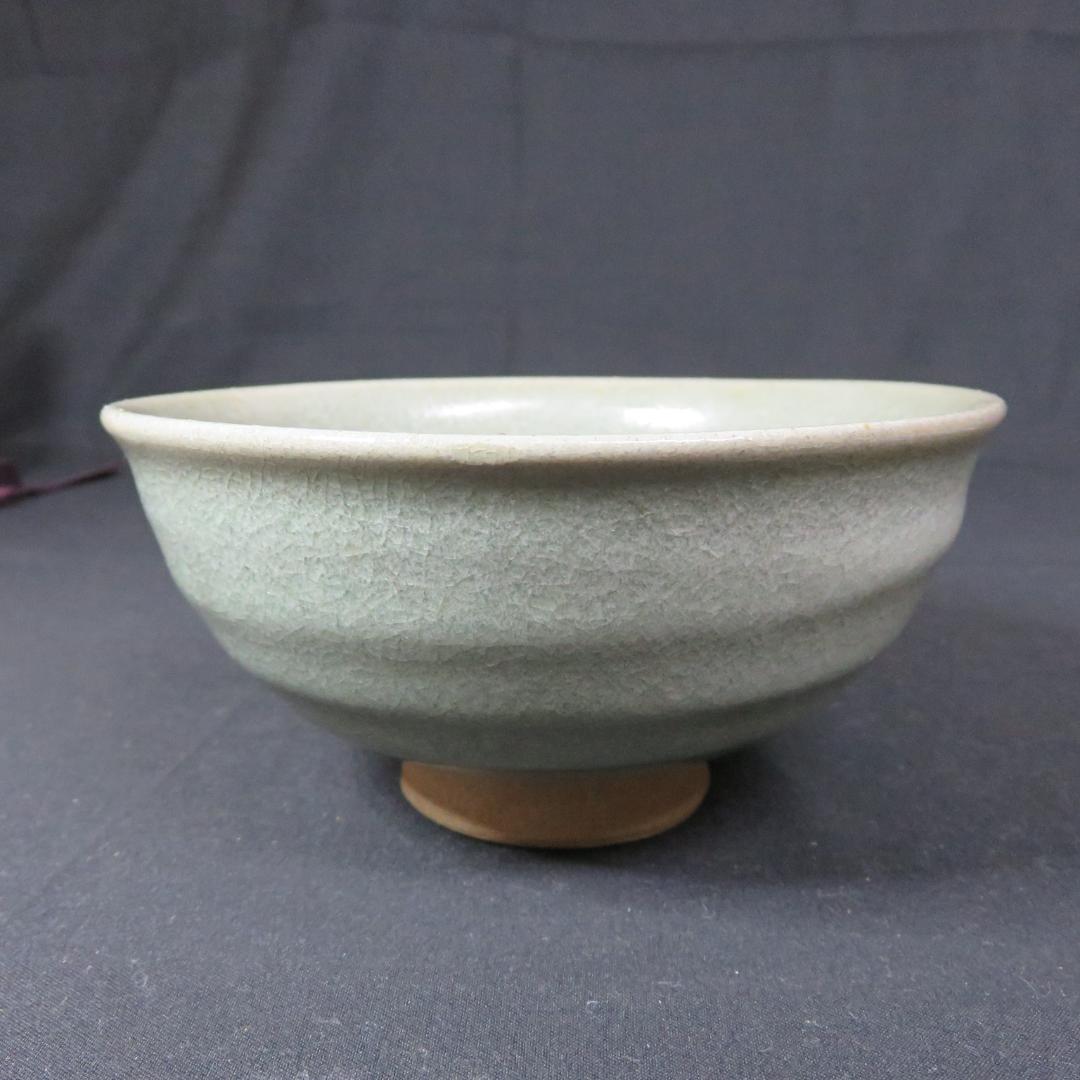 茶碗 木箱付き 青磁 高麗 茶道具 茶器 抹茶碗 作家物