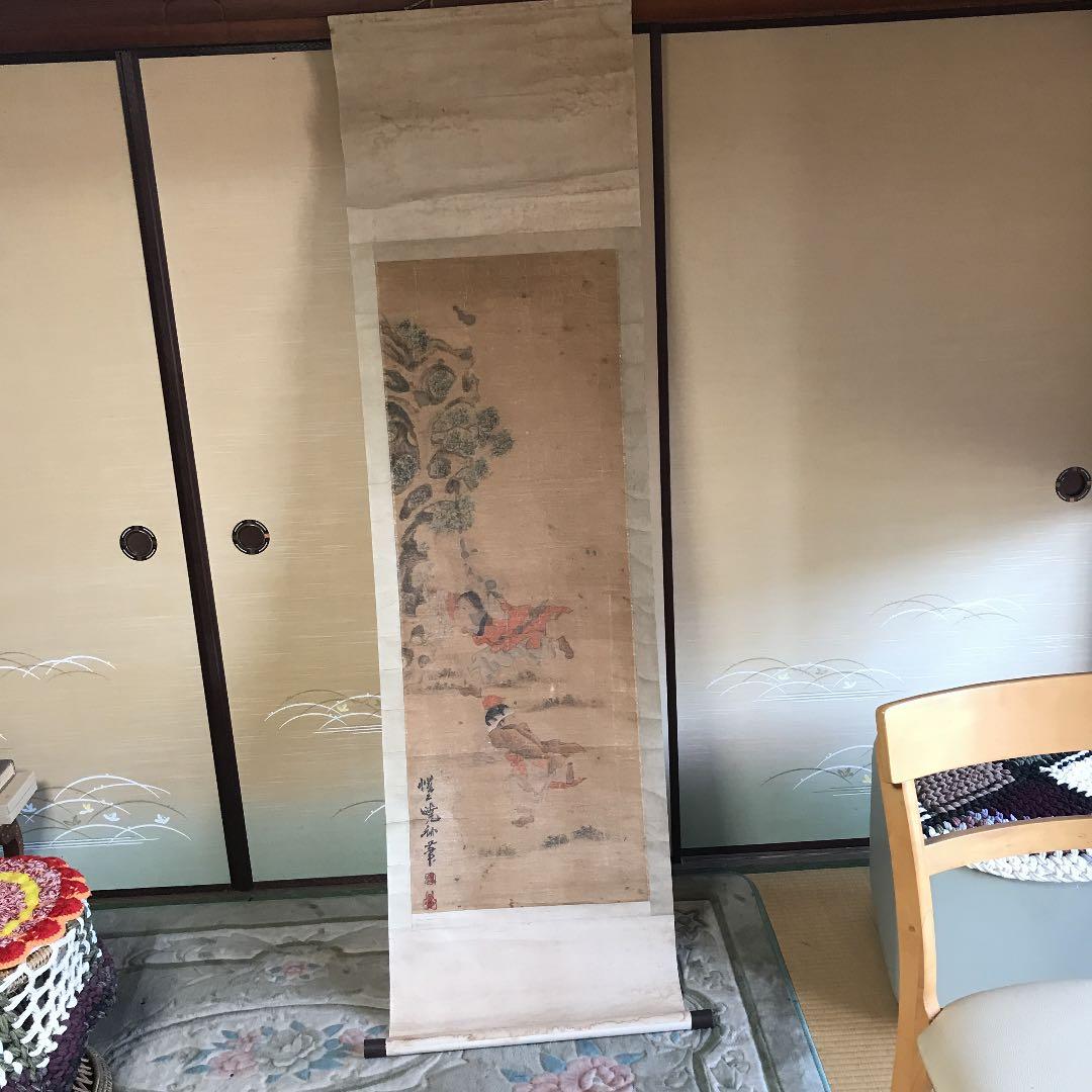 大幅値下げ　掛け軸　日本画　浮世絵　作者読めません　値下げ