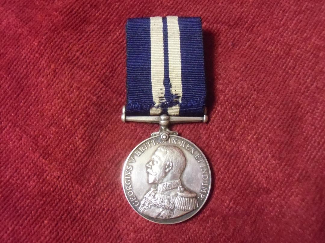 ＧＢイギリス軍/英軍＊１９１７年＊ＤＳＭ/海軍功労メダル/海軍殊勲章（実物）