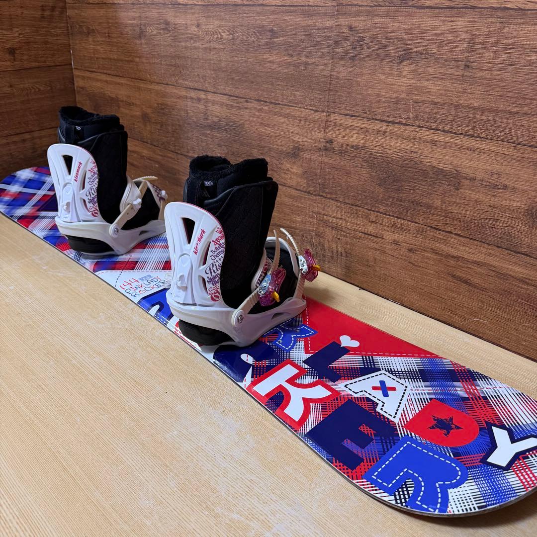 kissmark キスマーク　初心者オススメ　レディース スノーボード3点セット