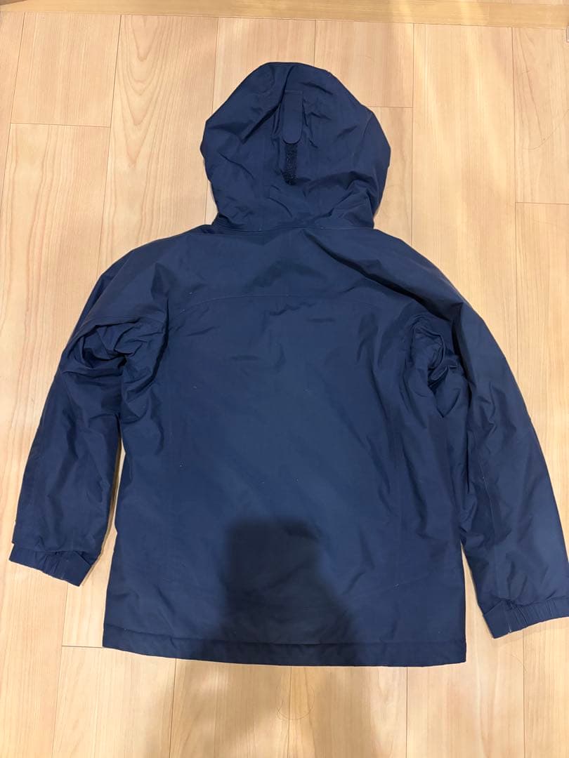 ⭐︎プロフ確認⭐︎ モンベル　子ども用ネイビー/オレンジ　スキーウェア