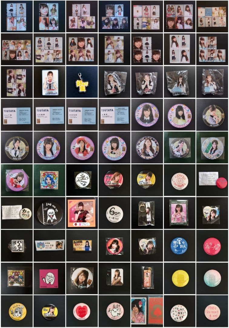 NMB48 缶バッジ トレカ シール アクスタ コースター 等グッズ セット