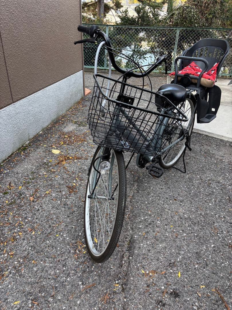 Tous les jours シティサイクル チャイルドシート付き ママチャリ