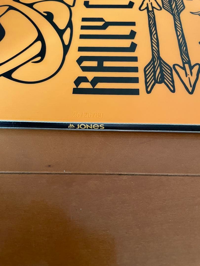JONES RALLY CAT スノーボード オレンジ