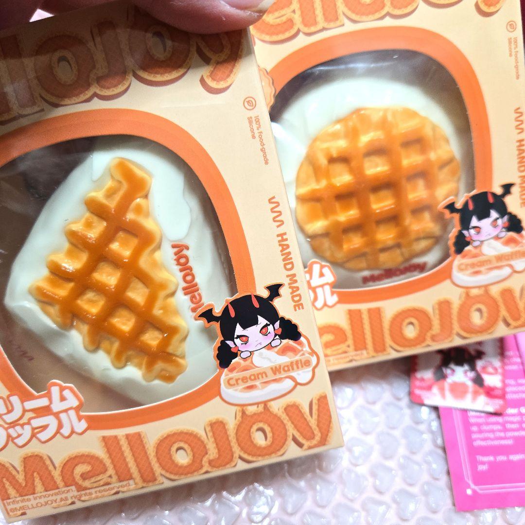 シュリンク付 Mellojoy 大満足焼き餅 キングオブバーガー ワッフル 4箱
