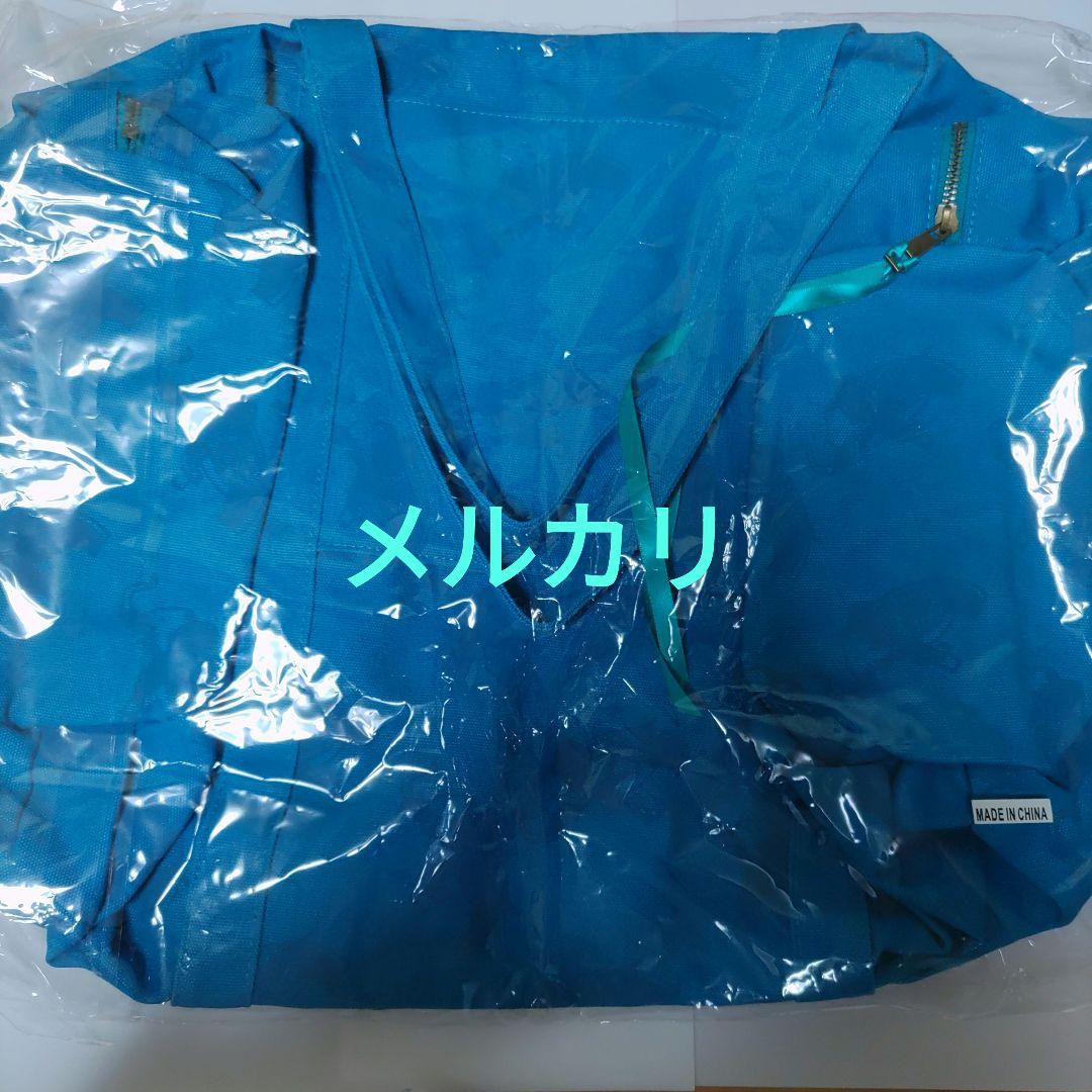 新品未開封 Cocco ぞうさん トラベルバッグ ターコイズブルー