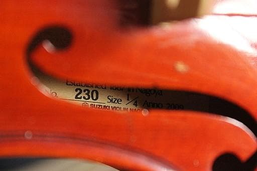 ゆ*み様 鈴木バイオリン No.230 Size 1/4 Anno 1992