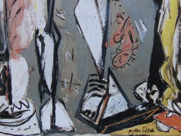 ジャクソン・ポロック、『ふたり』、希少画集画、状態良好