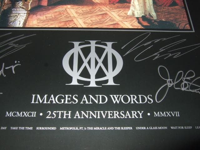 DREAM THEATER,直筆サイン入りリトグラフ,新品,証明書付き
