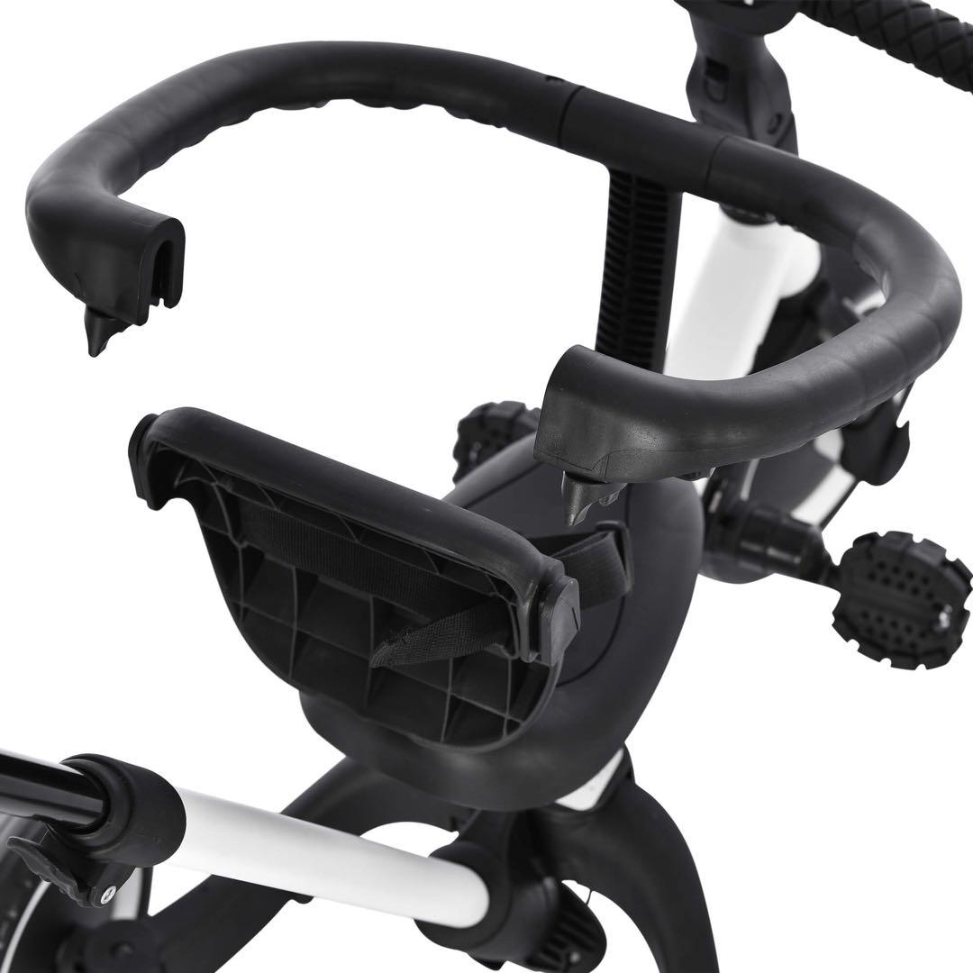 子供用3輪車 4in1 自転車 オリジナル 押し棒＆安全バー付 ミント×ブラウン