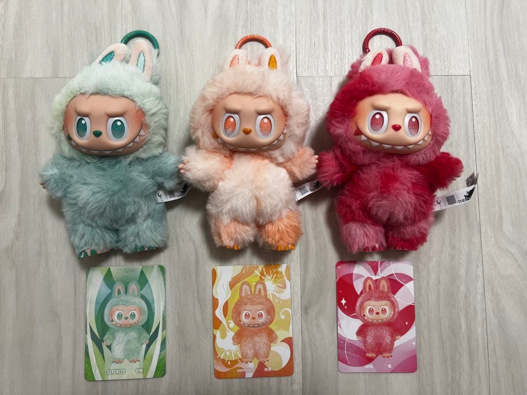 【新品未使用】popmart labubu エナジー　ラブブ　アソートセット3体