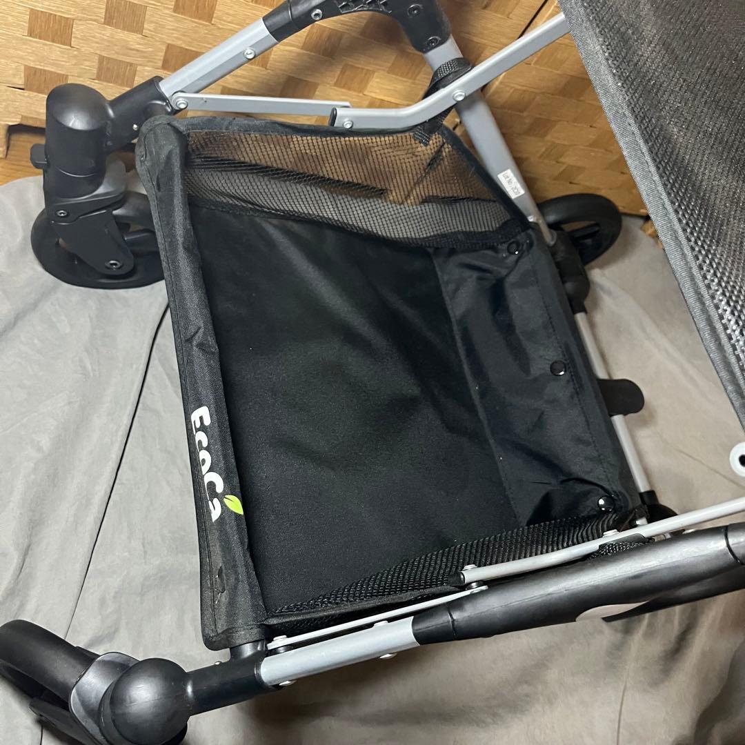 ECOCa折りたたみショッピングカート ブラック