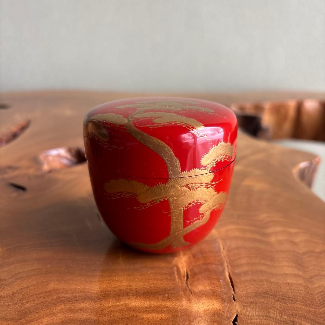 輪島塗 棗 平安 光月造 茶道具 共箱