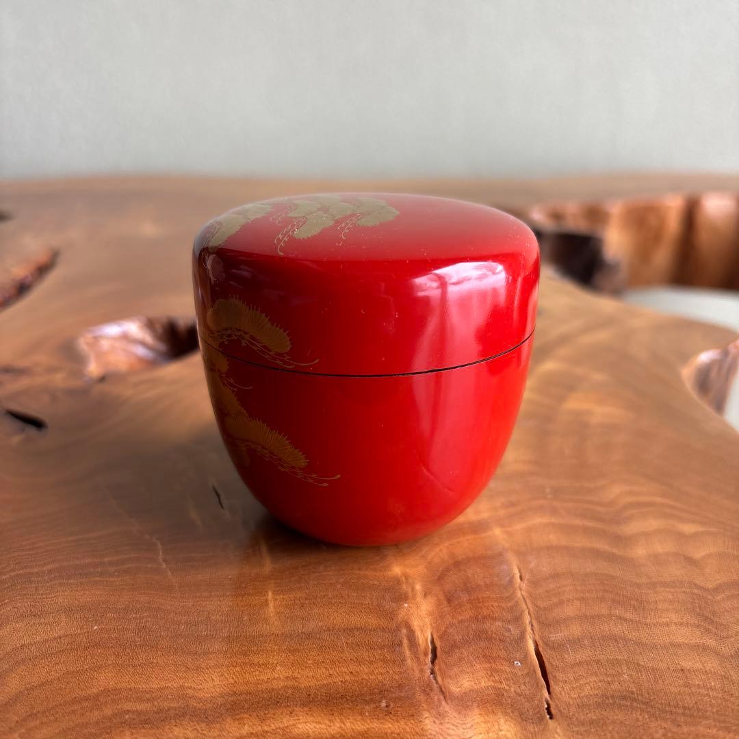 輪島塗 棗 平安 光月造 茶道具 共箱