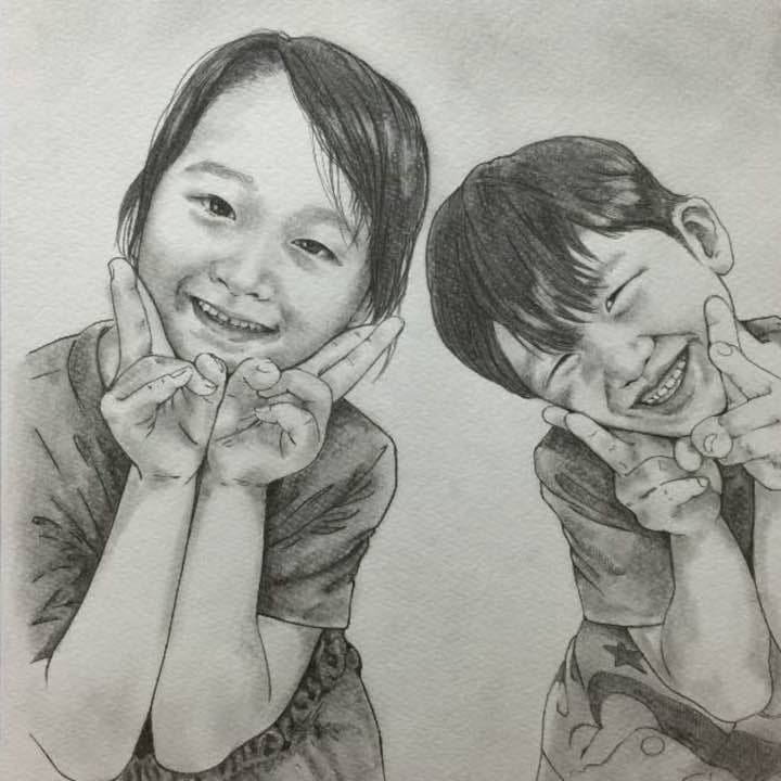 似顔絵イラスト  オーダー  sample