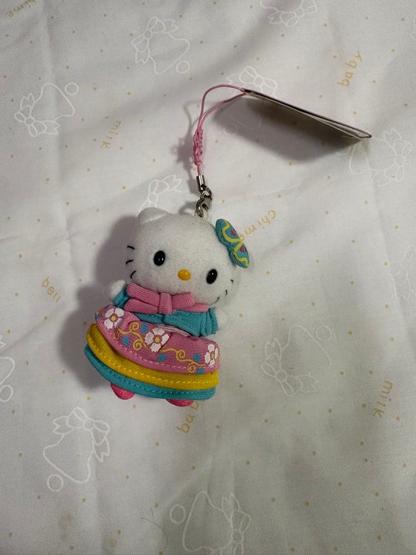 ハローキティ マスコット ぬいぐるみ タグ付き