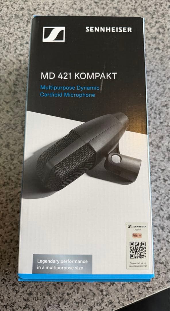 【新品未開封】ゼンハイザー　MD421 KOMPAKT ダイナミックマイク