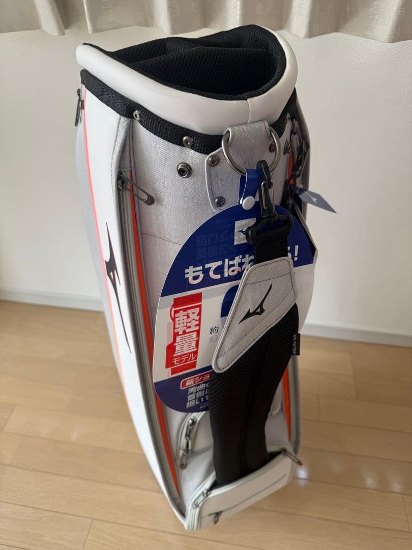 Mizuno 5LJC2303 ゴルフバッグ ホワイト