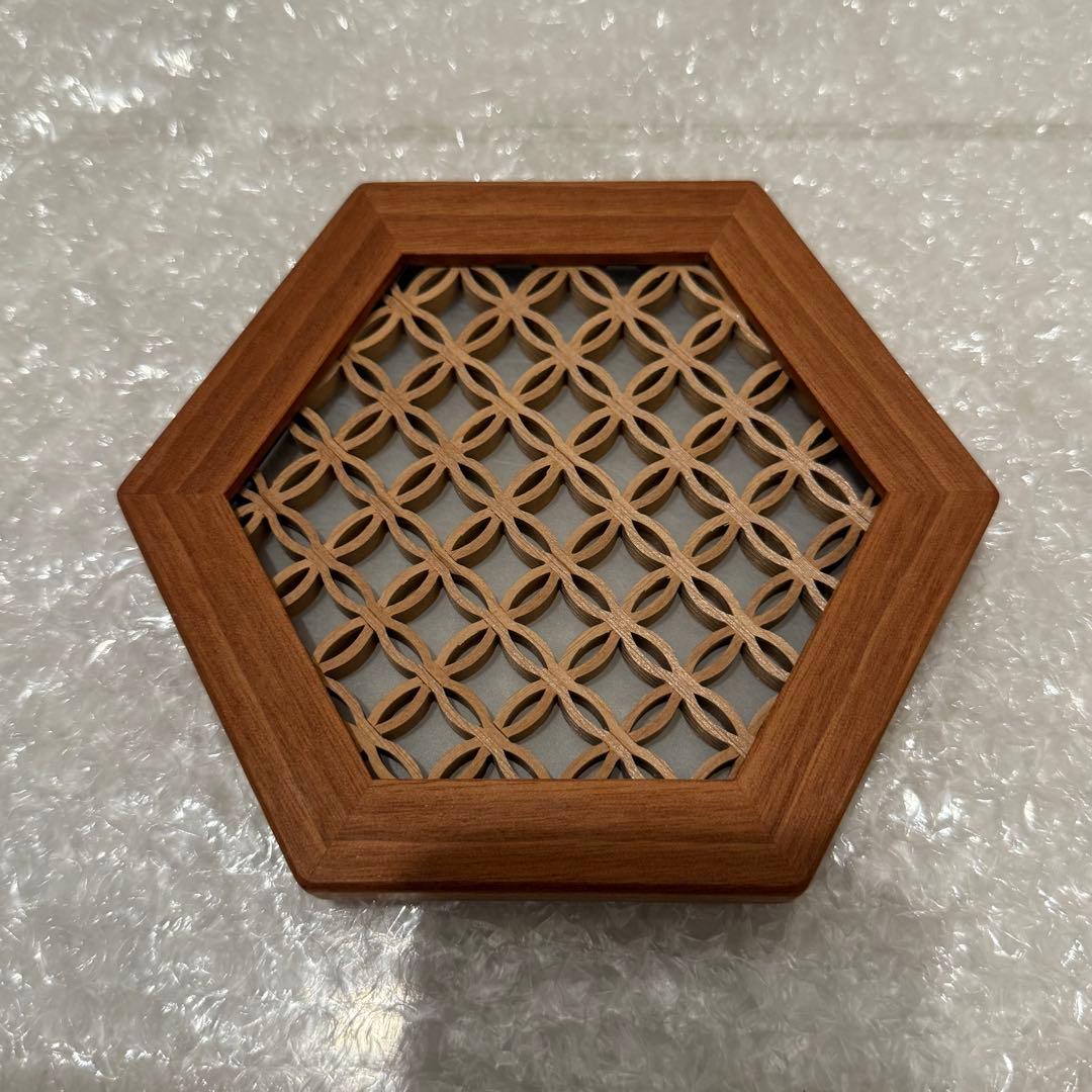 ま*さ様 七宝黒桜ヘキサコースター　fu-rin kazan geekfield