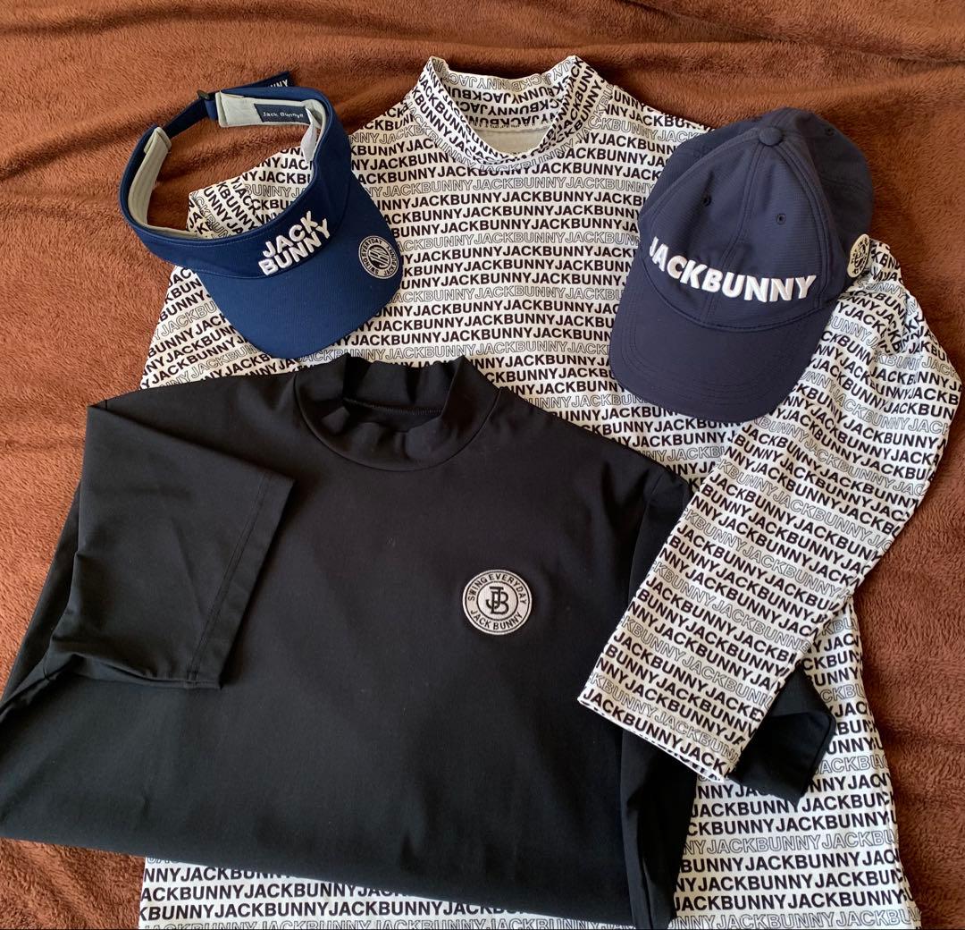 ジャックバニー 長袖、半袖、キャップ、バイザーの4点セット