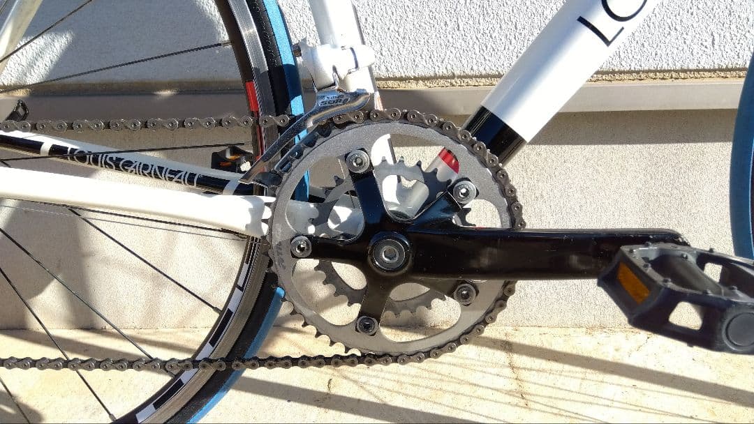 【整備済み】ルイガノ　CTR　2×9速　ロードバイク 700C　タイヤ・サドル黒