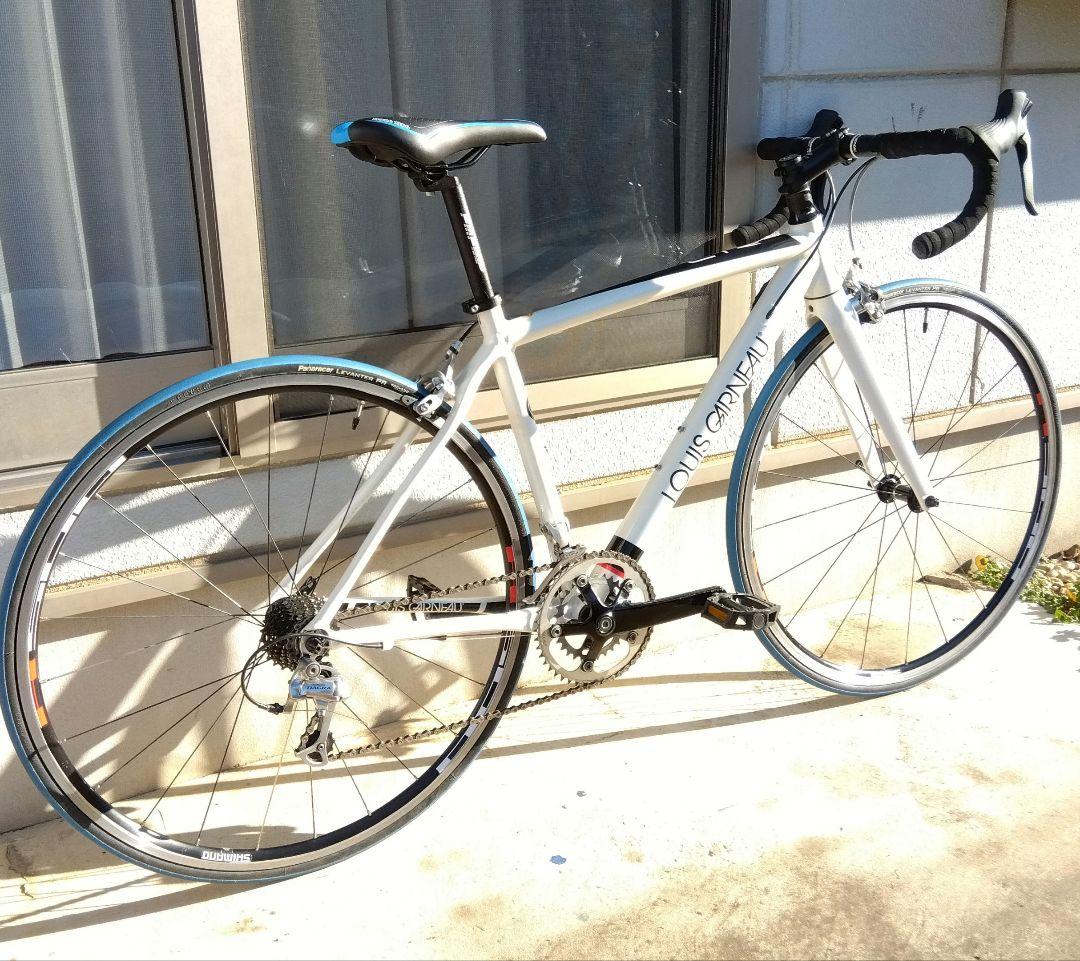 【整備済み】ルイガノ　CTR　2×9速　ロードバイク 700C　タイヤ・サドル黒