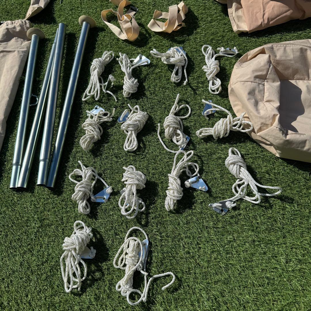 最安　TOMOUNT ワンポールテント TC 3M ポリコットン